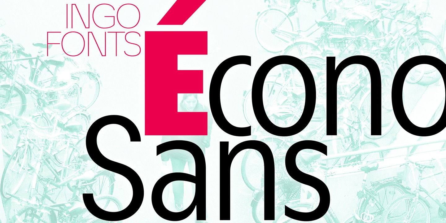 Пример шрифта EconoSans Pro